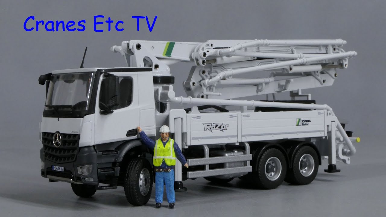 Бетононасос Conrad SCHWING-Stetter 36 X RaZor от Cranes Etc TV