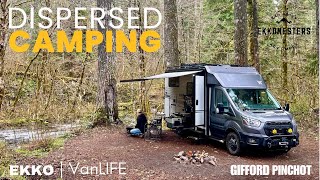 DISPERSED CAMPING & EXPLORING SOUTHERN WASHINGTON | WINNEBAGO EKKO | VANLIFE | OFFGRID