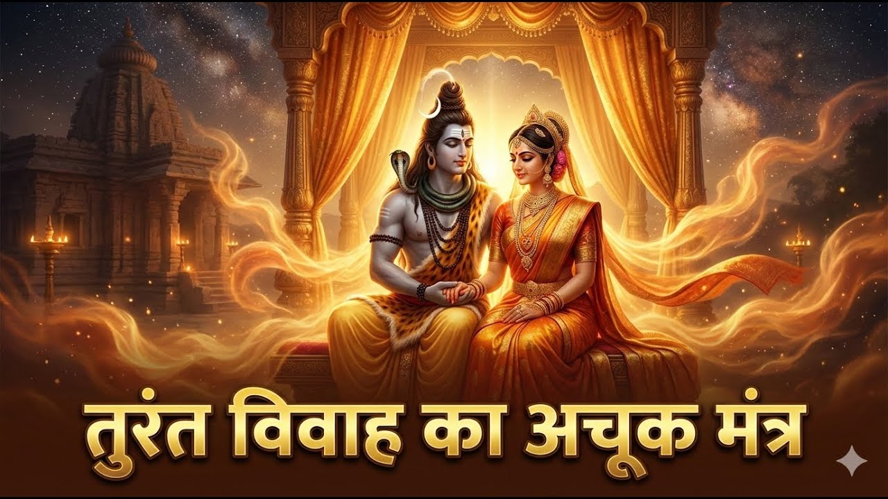 प्रदोष व्रत पर शीघ्र विवाह हेतु शक्तिशाली मंत्र | Gauri Shankar Mantra 108 Times 🕉️