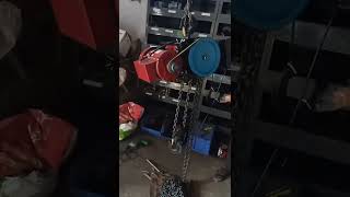 Single phase motorized chain pulley block/2 ton/3 ton/mfg: krishna traders/mo.9909858851