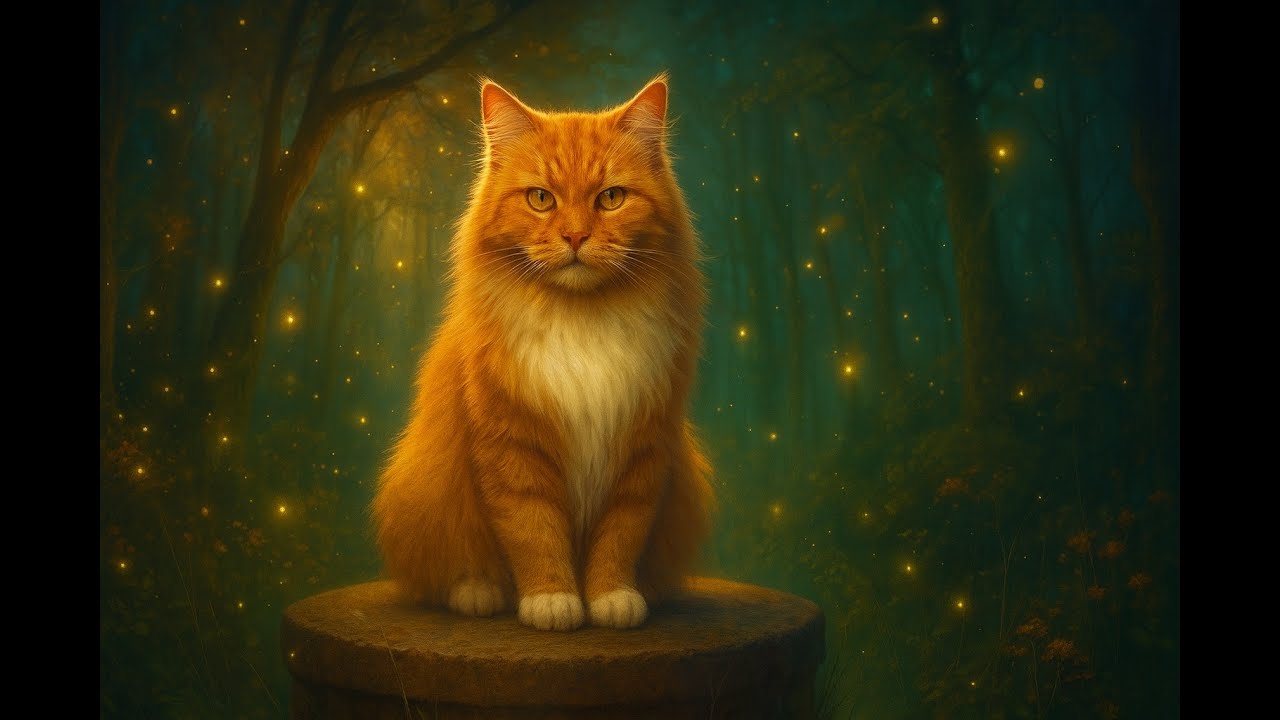 Cat on Garden Patrol 👀 Fluffy Guard Cat ASMR in Nature | Jan the Orange Cat 🐾