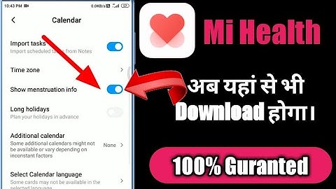 How to Enable Mi Step Tracker in redmi/xiaomi | how to use xiaomi health in apps vault