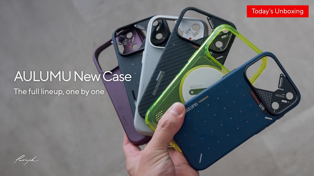 A massive haul of AULUMU cases for iPhone 18 Pro/17 Pro! In-depth