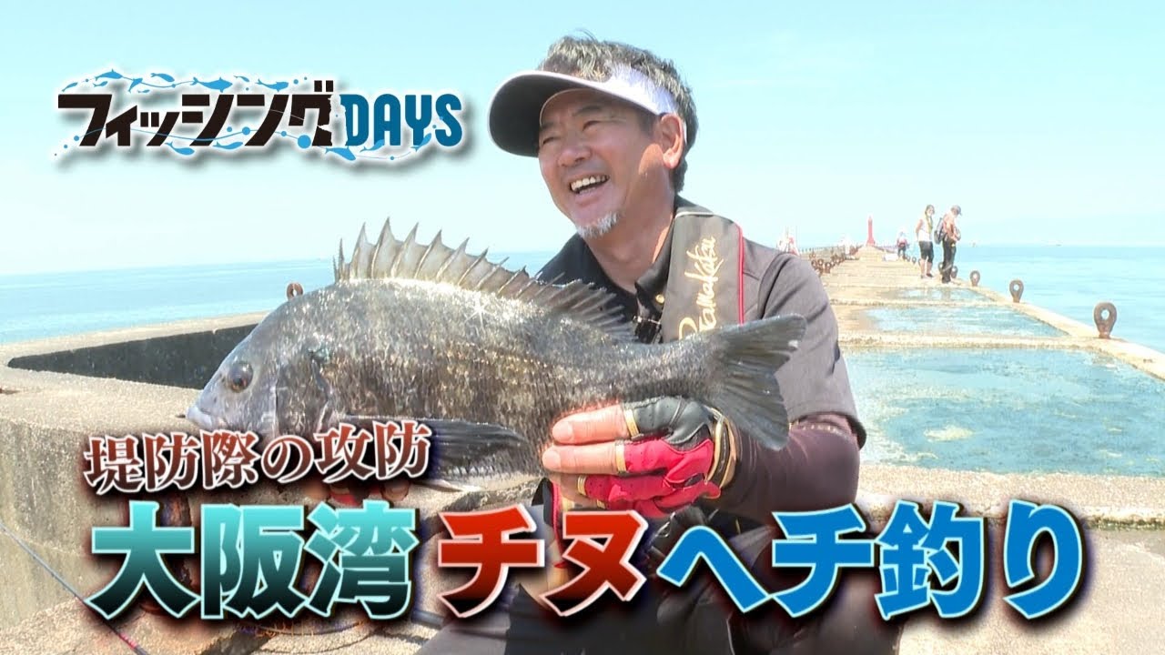 フィッシングDAYS　「堤防際の攻防！大阪湾チヌへち釣り」