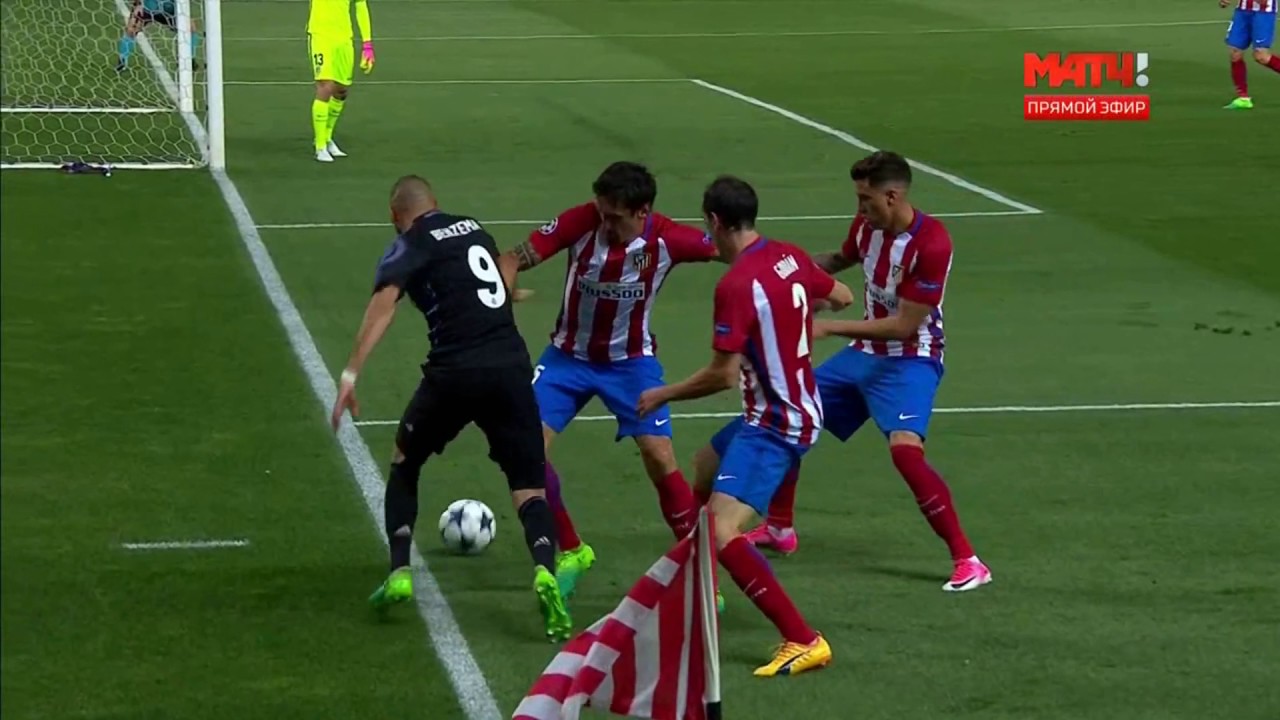 Karim Benzema Amazing skill vs Atletico Madrid HD 1080
