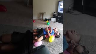 Living room wrestling