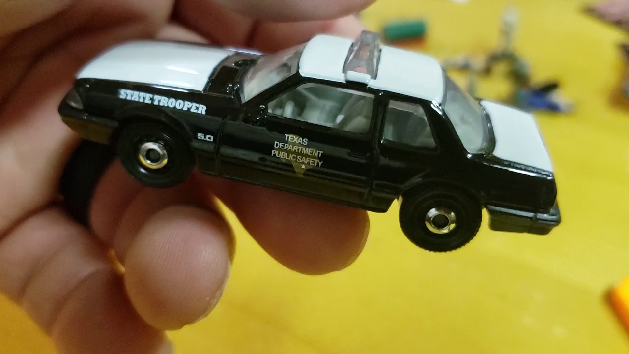 MATCHBOX 1993 FORD MUSTANG LX SSP(パトカー) Matchbox 1993 Ford Mustang LX SSP Police 2/12, Black