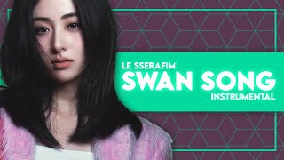 LE SSERAFIM - Swan Song (Instrumental)