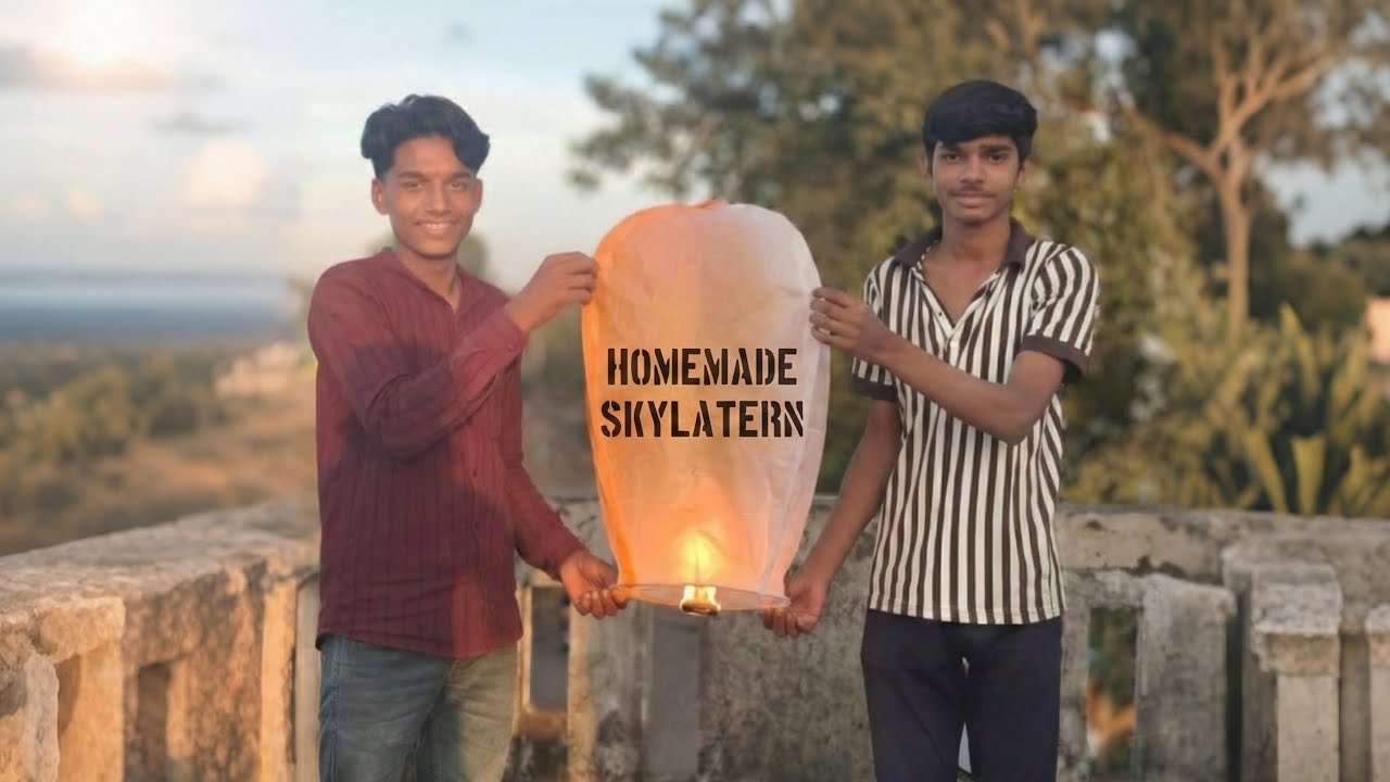 Homemade Sky Lantern 🔥 | Ghar Par Sky Lantern Kaise Banaye?