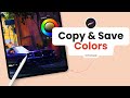 How to Copy Colors in Procreate and Save Them 🎨 💽