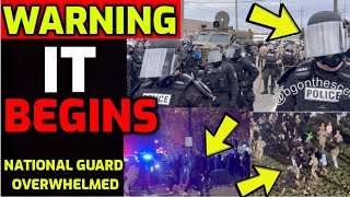 Download Lagu It BEGINS.... ⚠️ Rioting \u0026 Civil Unrest Break Out in Multiple US Cities - National Guard OVERWHELMED MP3