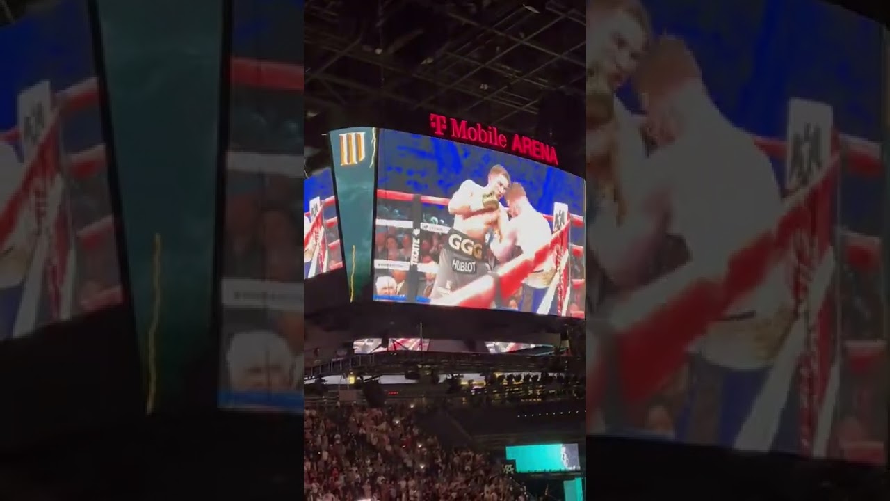 Gennady Golovkin vs Canelo Alvarez 3 boxing fight In T-Mobile arena in Las Vegas