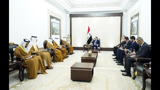 رئيس مجلس الوزراء السيد محمد شياع السوداني يستقبل وزير الدولة الإماراتي