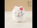 พวงกุญแจ แมว อมูส แมวอ้วน Mochio 🍀 AMUSE - Hige Manjyu Bell Cat Plush Collection Keychain