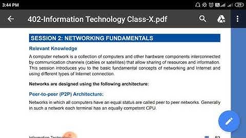 Class 10: Networking. Part 1- Definition and Network Architectures