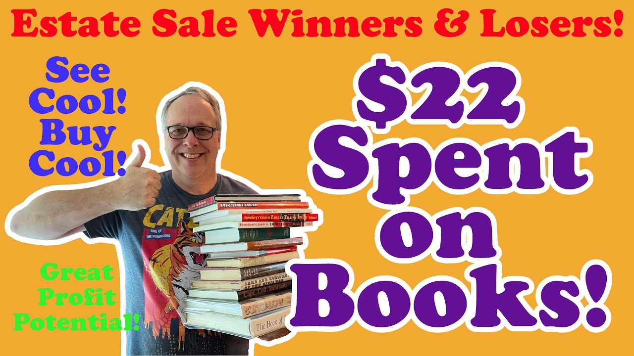 I Spent $22 on Books at an Estate Sale- here are the winners (and a few losers!)