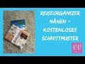 Reiseorganizer nähen | Mappe für Reiseunterlagen nähen - kostenloses Schnittmuster