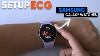 How To Enable & Use ECG On Galaxy Watch 4, 5, 6 & 7: Measure ECG On Samsung Galaxy Watch!