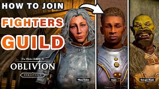 How to Join The Fighters Guild All Fighters Guild Locations Oblivion Remastered
