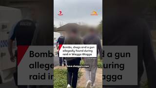 Bombs, drugs and a gun allegedly found during raid in Wagga Wagga