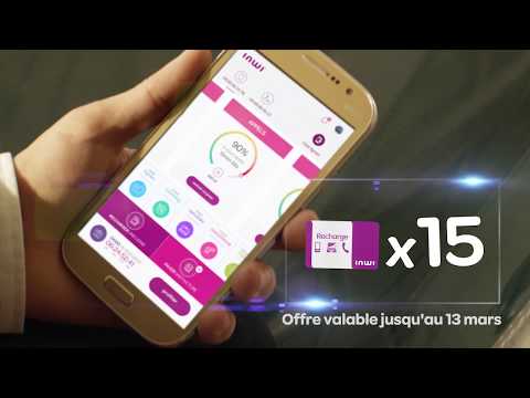 Profitez de la recharge X15 sur My inwi, jusqu’au 13 Mars !