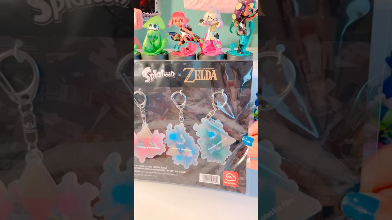 Zelda Splatfest Keychains! 