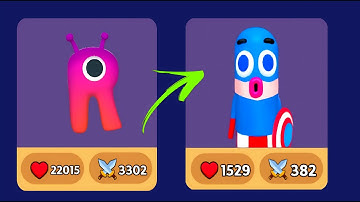 Merge Alphabet ABC Letter + Merge Monster Run 3D -    Merge Simulator Battles