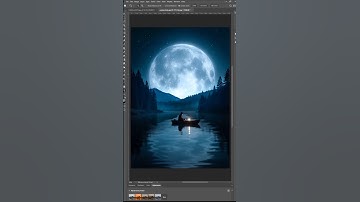 🌚insert moon in photoshop 2025