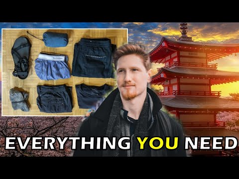 JAPAN SPRING TRAVEL | HOW TO PACK FOR A MONTH | 25L ONE BAG