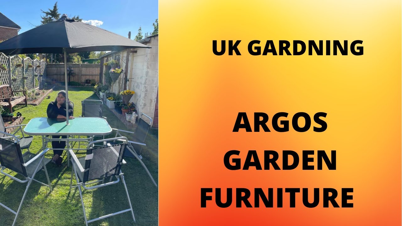 UNBOXING || ARGOS || GARDEN FURNITURE ||KAYAL FROM UK