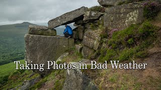 Taking Photos in Bad Weather - Landscape Photography - Bamford Edge