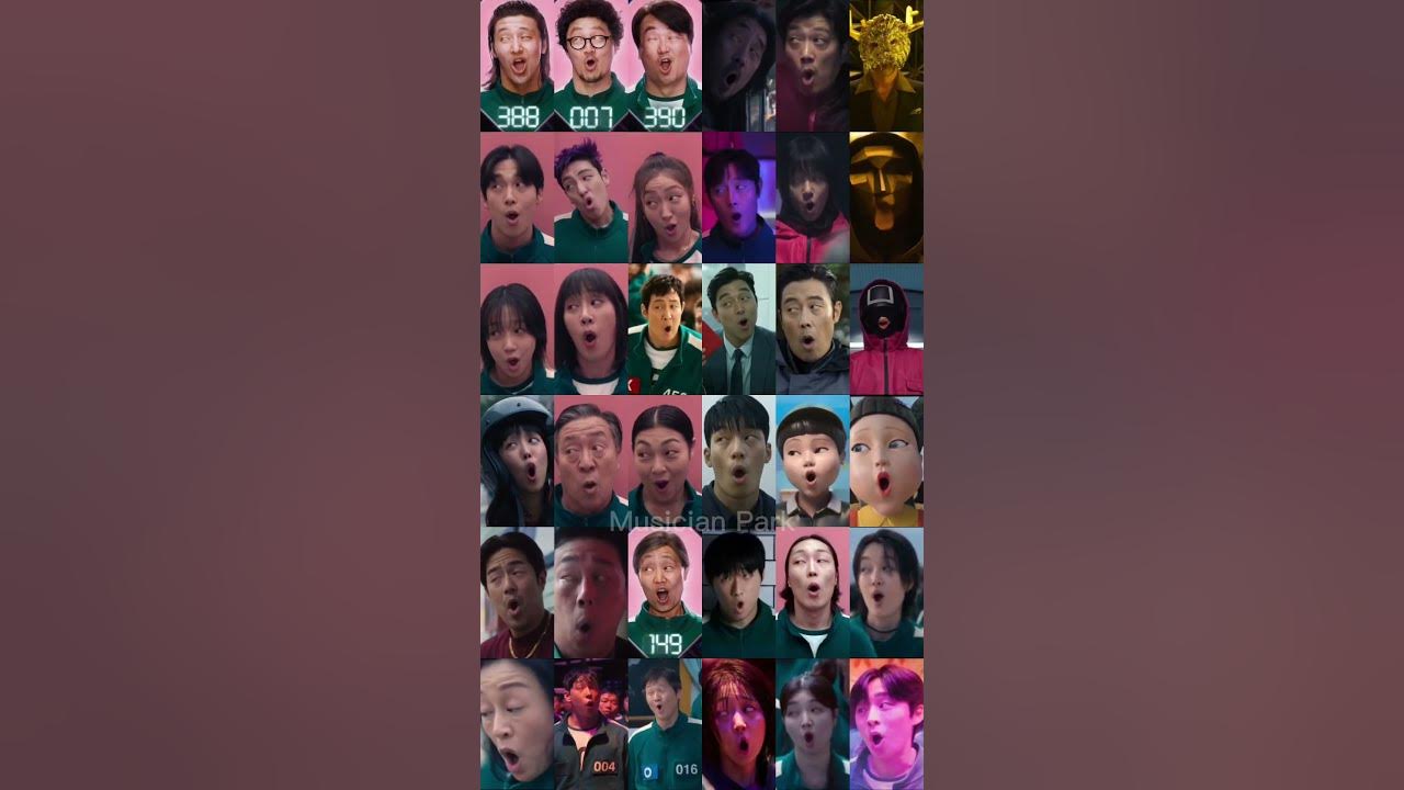 Squid Game 3 charactors singing "Pokedance"