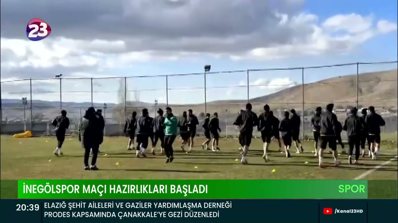 İNEGÖLSPOR MAÇI HAZIRLIKLARI BAŞLADI