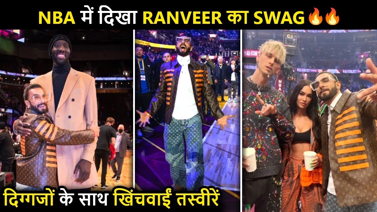 In pics: Ranveer Singh plays with all his energy at NBA all-star