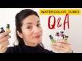 How to Use WATERCOLOR PAINT IN TUBES | Full Guide for Beginners