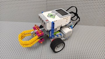 Simple Lego Mindstorm EV3 Car Robot with Gripper Design #house_of_robots #lego #legorobotics