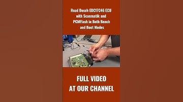 Read file of Audi Q3 2015 using Bosch EDC17C46 with SM2 and PCMFlash via Bench, Boot Mode