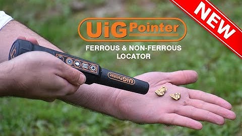 uig pointer with a high capacity to distinguish between precious and non-precious metals underground