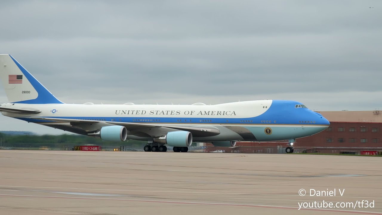 Presidential Aircraft Air Force One Visits Tulsa | 2021