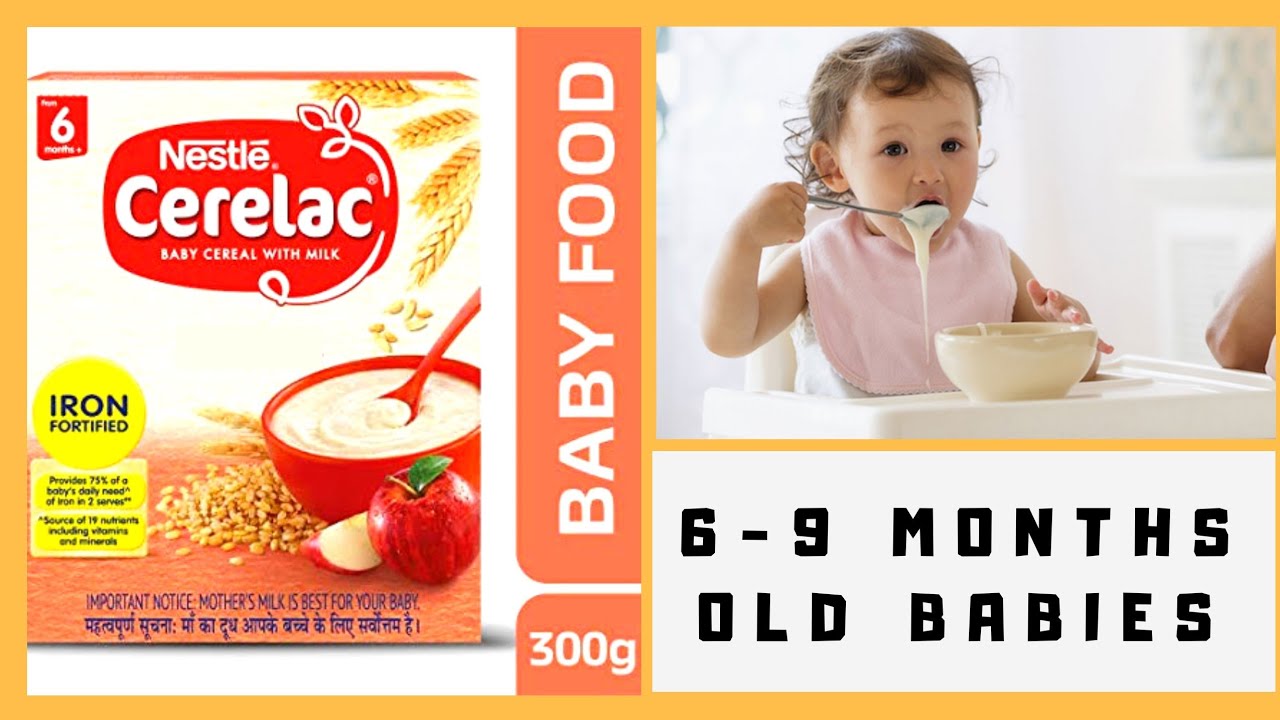 Cerelac Recipe | 6-9 Months old baby food | Rice Apple ...
