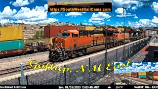 Gallup, NM | BNSF Gallup Sub, MP 157.5 - East | SouthWest RailCams LIVE