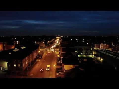 flying mavic air at night