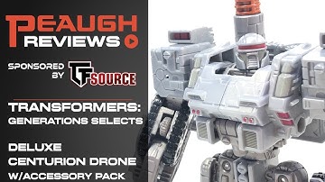 Video Review: Transformers Generations Selects - Deluxe CENTURION DRONE w/ Accessory Pack
