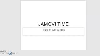 Jamovi t-tests