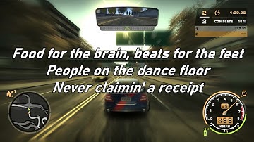 NFS Most Wanted OST - B side wins again - DJ Spooky & Dave Lombardo With lyrics