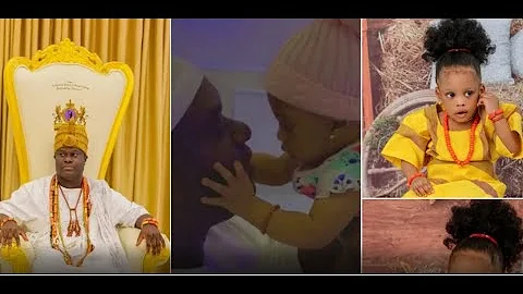 See How Ooni Of Ife Celebrates 1st Birthday Of His Daughter with Concubine
