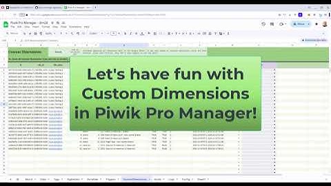 Managing Custom Dimensions in Piwik Pro Manager