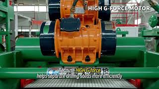 high-G linear shale shaker working under real drilling conditions