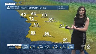 High surf along the coast and freezing temperatures in our interior valleys