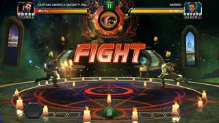 Cap IW vs Mordo Mesmerize node Act6.1.6
